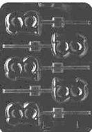 Number 13 Pop Candy Mold