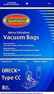 Oreck PK2008 Type CC Upright XL Bags *NEW* with Docking System- 8 Pack