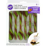 Flavored Candy Spoons 6/Pkg-Caramel Apple