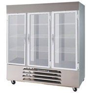 Beverage-Air RB72-1G 75" Vista Series Three Sections Glass Door Reach-In