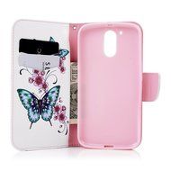 MOTO G4 Case,Motorola MOTO G4 Case - Wallet Flip Stand Case PU Leather Case with Shockproof TPU Inner Bumper Colorful... N63