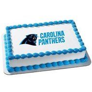 Carolina Panthers Licensed Edible Cake Topper #34192