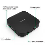 Bluetooth Receiver, Cambond Portable Music Receiver Bluetooth Wireless Audio Adapter Pair with Bluetooth Enabled... N6