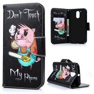 MOTO G4 Case,Motorola MOTO G4 Case - Wallet Flip Stand Case PU Leather Case with Shockproof TPU Inner Bumper Colorful... N69