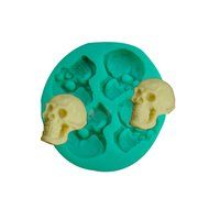 Vivian Silicone Halloween 3D Skull Head Cake Chocolate Fondant Candy Mold Mould