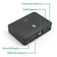 Bluetooth Receiver, Cambond Portable Music Receiver Bluetooth Wireless Audio Adapter Pair with Bluetooth Enabled... N9