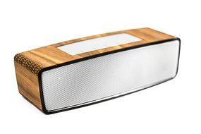 WUDN&reg; Handcrafted Portable Wooden Wireless Bluetooth Audio Speaker : Loud 10w+ Sound, 10 Hour Battery, Bass Boost+ N4