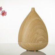300ML Wood Grain Essential Oil Diffuser, Ultrasonic Aromatherapy Personal Cool Mist Humidifier with Waterless... N3