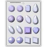 Gems Assortment 1-3/4&quot; Hard Candy Mold