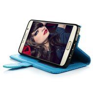 Note 5 Case,Samsung Galaxy Note 5 Case - Wallet Slim Fit Folio Stand 3D Basso-relievo PU Leather Flip Case with... N42
