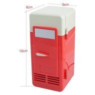 Zorvo Mini USB Fridge Cooler Beverage Drink Cans Cooler/Warmer Refrigerator Laptop PC N2