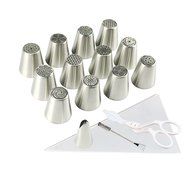 TANGCHU 12pcs Cake Decoration Tips Russian Nozzles 1pc Leaf Icing Piping nozzles 1pc Flower Lifter 1pc Nozzles...