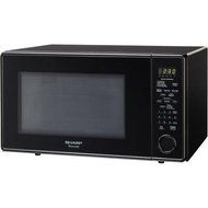 1.8 cu ft 1100W, Scratch-Resistant Door, Touch Control Panel, Countertop Microwave Oven, Black N4