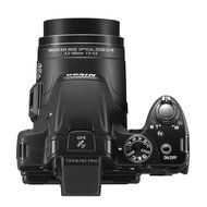 Nikon COOLPIX P510 16.1 MP CMOS Digital Camera with 42x Zoom NIKKOR ED Glass Lens and GPS Record Location (Black... N12