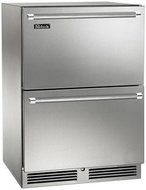 Perlick HC24RO-3-5 Commercial Series 24&quot; Outdoor Drawer Refrigerator with 5.2 Cu. Ft. Capacity Rapidcool Forced...