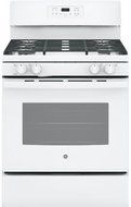 GE JGB645DEKWW 30" Gas Freestanding Range with 4 Burners, Sealed Burner, Storage Drawer, 5.0 cu. ft. Primary Oven... N2