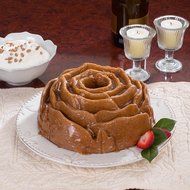 Nordic Ware Platinum Rose Cast Aluminum Bundt Pan N3