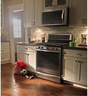 Whirlpool WMH76719CH 30" Over the Range Combination Range Hood Microwave with 1.9 cu. ft. 1100 Cooking Watts 4... N4
