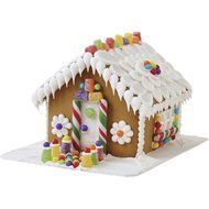 Wilton 2104-1951 Pre-Assembled Petite Gingerbread House, Multicolor N3