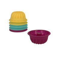 Metaltex 252392 6 Piece Gugelhupfform, Mini, Multicolor