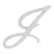 Rhinestone Alphabet Monogram Stickers Letter Initial Wedding Favor Invitation(Letter N) N2