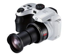 GE Power Pro X500-BK 16 MP with 15 x Optical Zoom Digital Camera, Black (OLD MODEL) N8