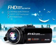 Boddenly Remote 24 Million Pixel HD 18X Digital Zoom Digital Video Camera 2.7 inch LCD 270 Degree Rotation FHD1920X1080... N3