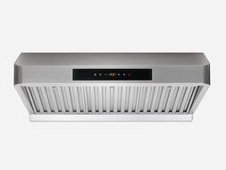 30" Europe Touch Control Baffle Filter Under Cabinet Stainless Steel Range Hood WL-0070275 N3