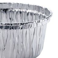 Aluminum Foil Pie Tins, 25 Extra Deep Pans, 5 Inches Diameter, from Baker's Mark, Includes One Oven Sleeve Arm... N5