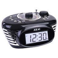 AKAI CE1100B Retro Autoset Alarm Clock Radio