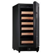 KingsBottle PRO Series 25 Bottle Single Zone Wine Cooler, Black N12