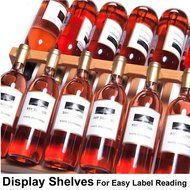 KingsBottle PRO Series 25 Bottle Single Zone Wine Cooler, Black N16