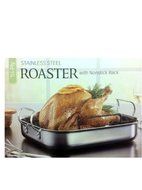 Tri Ply Roaster Stainless Steel w/Nonstick Rack