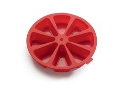 Lekue 8 Cavity Cake Portion Mold, Model # 0216008R01M017, Red