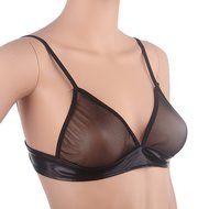 Obula(TM) women triangle bra mesh lined unpadded bra Bralette Bustier Corset Crop Top lingerie bra Intimates Underwear... N4