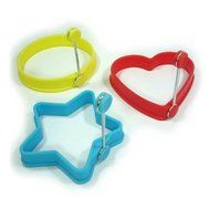 Silicon Egg &amp; pancake ring set N2
