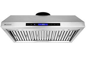 XtremeAir PX12-U42 Under Cabinet Mount Range Hood with 900 CFM Baffle Filter/Grease Drain Tunnel, 42" N4