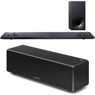 Sony HTNT5 Sound Bar w/ Hi-Res Audio &amp; Wireless +Sony SRSZR7 Hi-Res BT Speaker