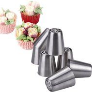 Yakamoz 7 Pieces Russian Icing Piping Nozzles Pastry Tips Cake Sugarcraft Decorating Tool Kit N7