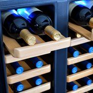 NewAir AW-321ED 32 Bottle Dual Zone Thermoelectric Wine Cooler, Stainless Steel &amp; Black N5