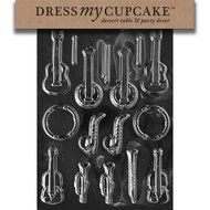 Dress My Cupcake DMCJ062 Chocolate Candy Mold, Musical Instruments