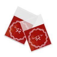CreazyDog 100 PCS Pastry Baking Snack Pack Cookies Packing Adhesive Plastic Bags (B)