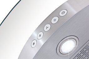 FIREBIRD 30" Island Mount Stainless Steel Tempered Glass Touch Control Powerful Kitchen Vent Cooking Fan Range... N6