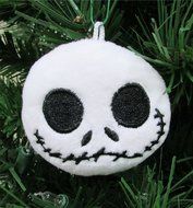 NIGHTMARE BEFORE CHRISTMAS Plush Ornament Set Featuring 6 Jack Skellington Christmas Tree Plush Ornaments - &nbsp;Average...