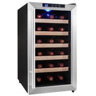 AKDY&reg; 18 Bottle Single Zone Thermoelectric Stainless Steel Freestanding Wine Cooler Cellar Chiller Refrigerator... N4