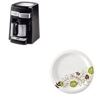 KITDLODCF2210TTCDXEUX9WSPK - Value Kit - Delonghi 10-Cup Frontal Access Coffee Maker (DLODCF2210TTC) and Dixie...