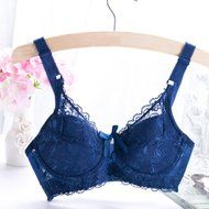 PHOTNO Women Push Up Deep V Ultrathin Underwire Padded Lace Brassiere Bra Big Size N6