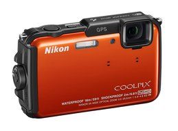 Nikon COOLPIX AW110 Wi-Fi and Waterproof Digital Camera with GPS (Orange) (OLD MODEL) N11