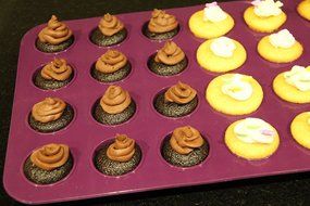 Premium 24 Cup Mini Muffin Pan (Deep Plum) Non Stick Bakeware with BONUS RECIPE E-BOOKLET- 100% Silicone Baking...