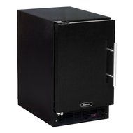 AGA Marvel 15iM-BB-F-R Compact Crescent Ice Machine with Right Hinge Door, Black, 15-Inch N4